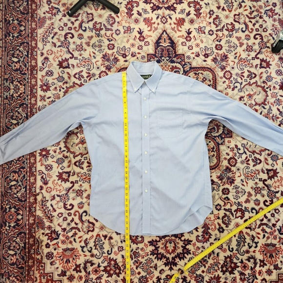 Ralph Lauren Men's Non-Iron Dress Shirt 15.5, 32/33 - Picture 6 of 9